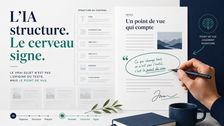 Contenu IA ou contenu humain : faut-il vraiment choisir ?